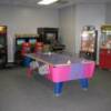 From air hockey to race car simulators the arcade rooms provides entertainment for all.